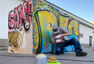 В Смоленске появилось легальное место для рисования граффити