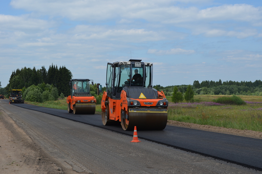 В Смоленском районе ведётся ремонт дорог в рамках национального проекта