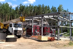 В поселке Пржевальское продолжается строительство новой котельной