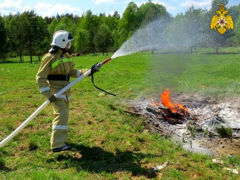 192 раза добровольцев привлекли к тушению пожаров на Смоленщине с начала года 