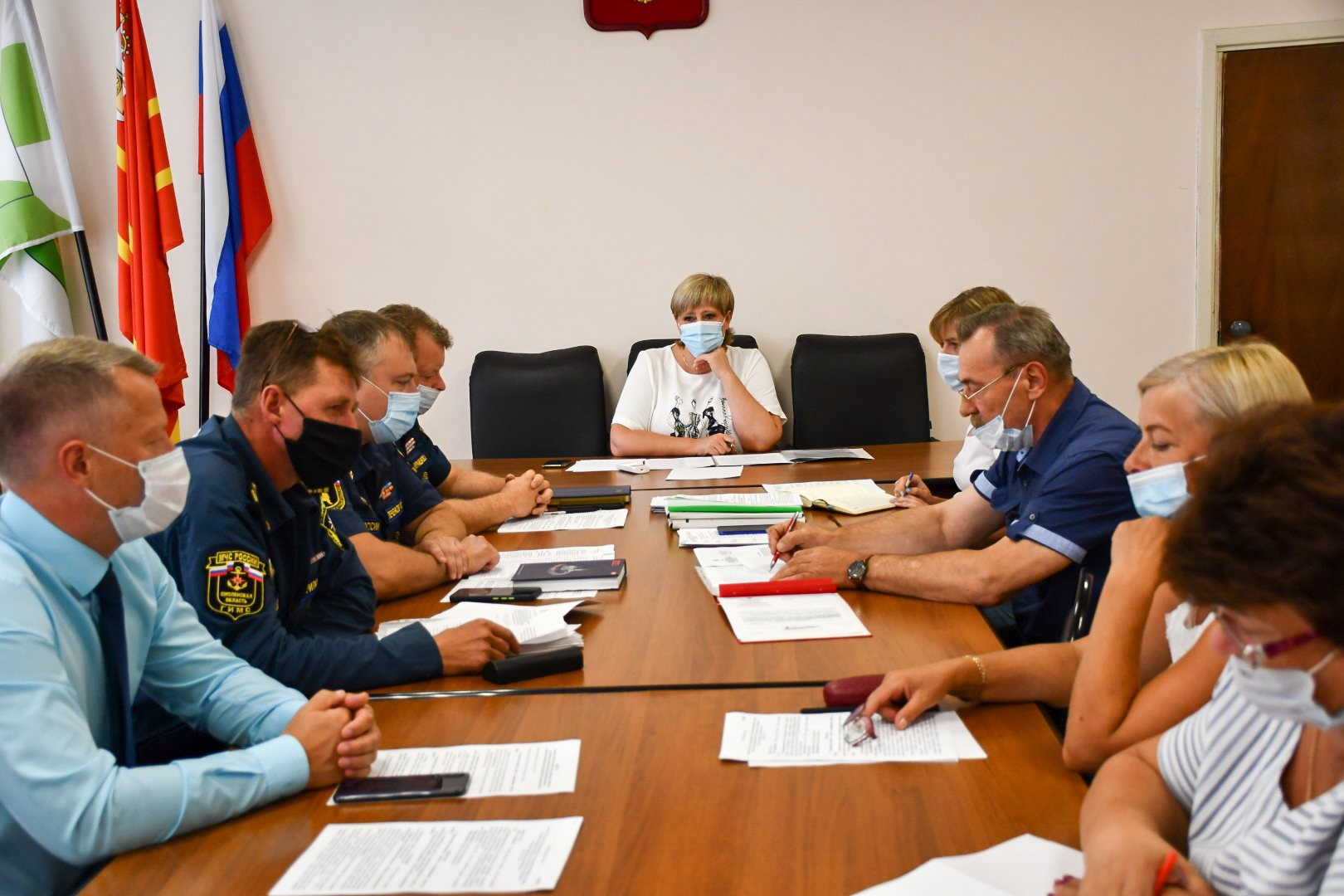 В Смоленском районе состоялось заседание комиссии по предупреждению и ликвидации ЧС