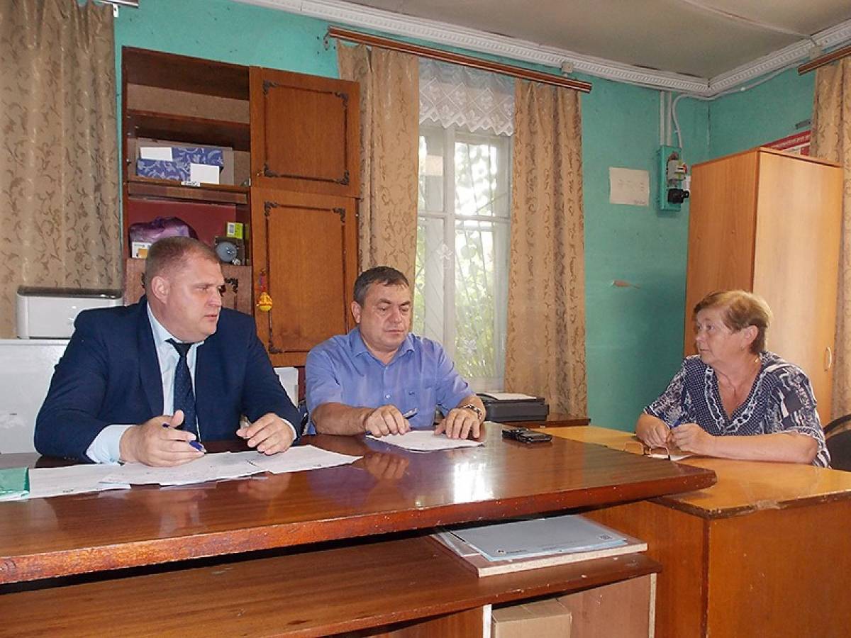 Депутат облдумы Юрий Кашанский с рабочим визитом посетил Ершичский район