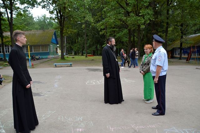 На Смоленщине митрополит Исидор встретился с ребятами из профильной смены «Патриот»
