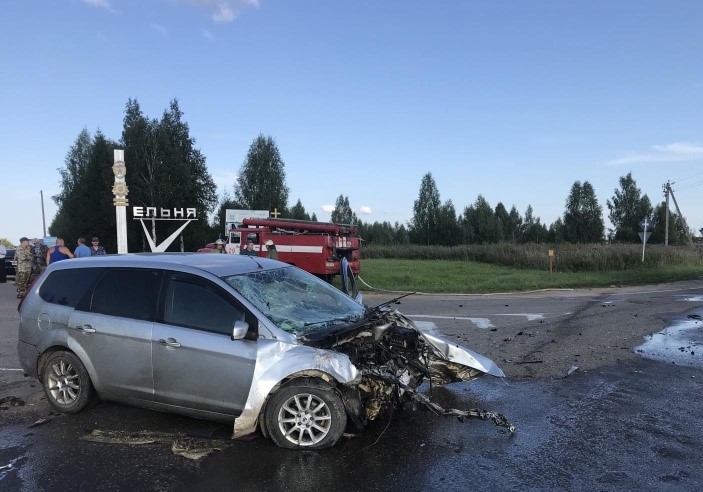 В ДТП в Смоленской области пострадал человек