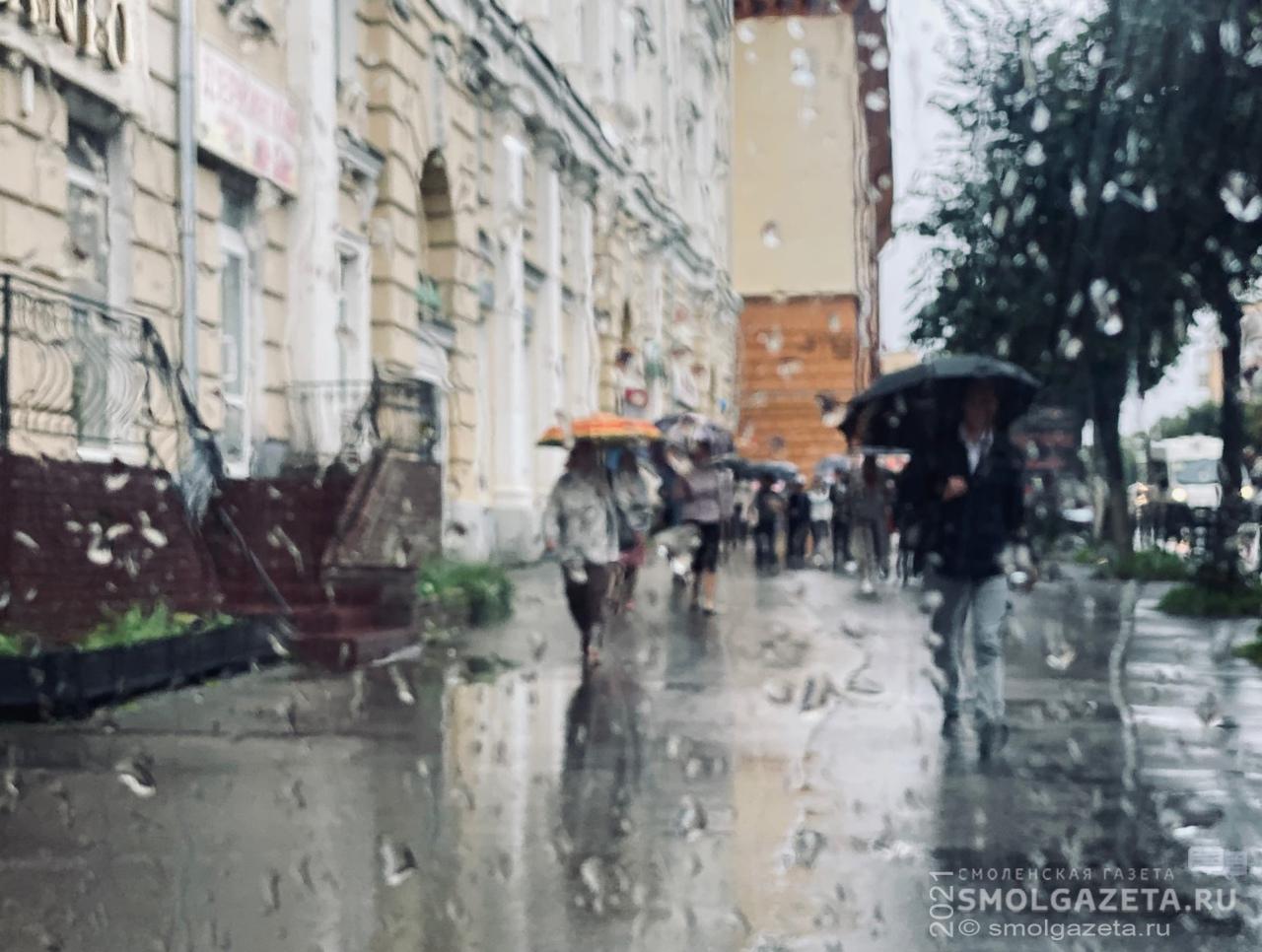В Смоленской области 2 сентября ожидаются похолодание и дождь