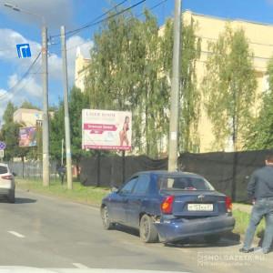 В Смоленске аварии на улице Кирова спровоцировали пробку