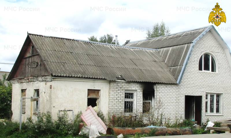 В деревне Новосельцы Смоленского района случился пожар