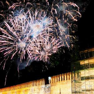В Смоленске празднование Дня города завершилось красочным фейерверком