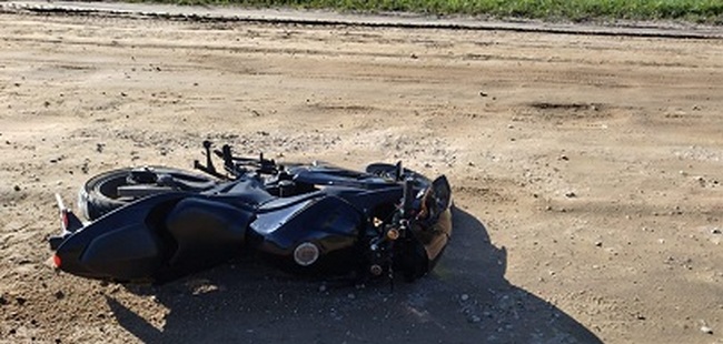 В Рославльском районе в аварии пострадал 34-летний мотоциклист