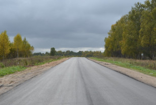 В Смоленской области ремонтируют дорогу Рославль-Ельня-Дорогобуж-Сафоново