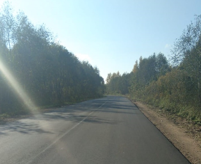 В Смоленской области завершают ремонт дороги к белорусской границе 