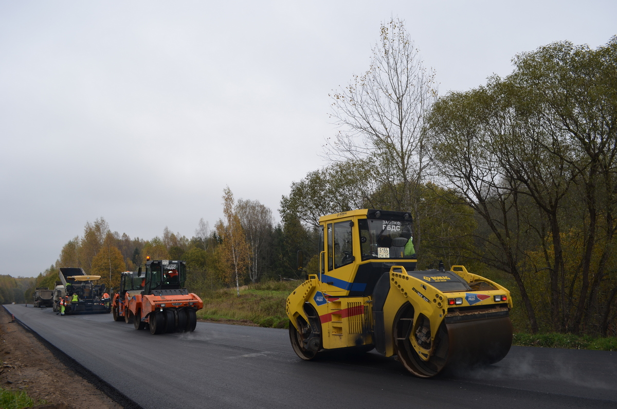 На Смоленщине ремонтируют дорогу, соединяющую Вяземский и Темкинский районы
