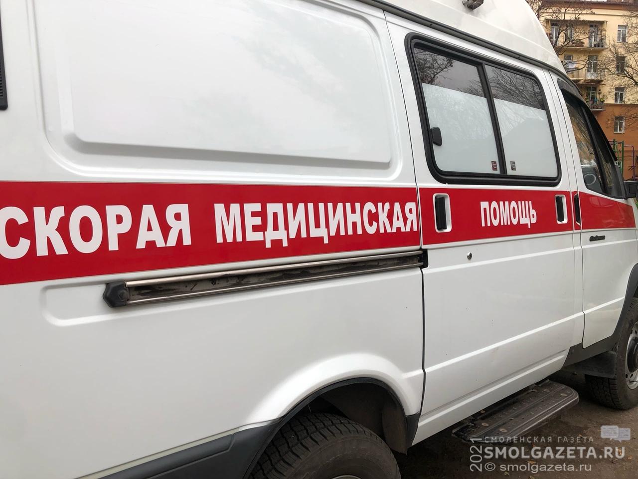 В поселке Холм-Жирковский при пожаре пострадала пожилая женщина