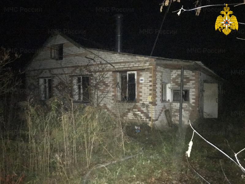 В Починковском районе в деревне Княжое случился пожар