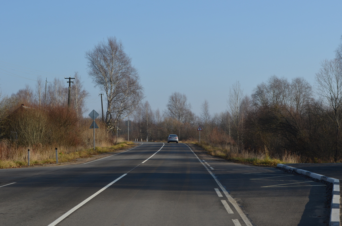 В Смоленской области завершили ремонт участка дороги в Пржевальское