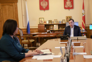 Алексей Островский провел рабочую встречу с новоизбранным главой Гагаринского района
