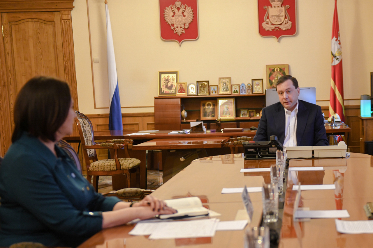 Алексей Островский провел рабочую встречу с новоизбранным главой Гагаринского района