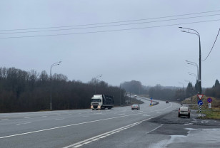 На трассе М-1 в Смоленской области большегруз насмерть сбил человека