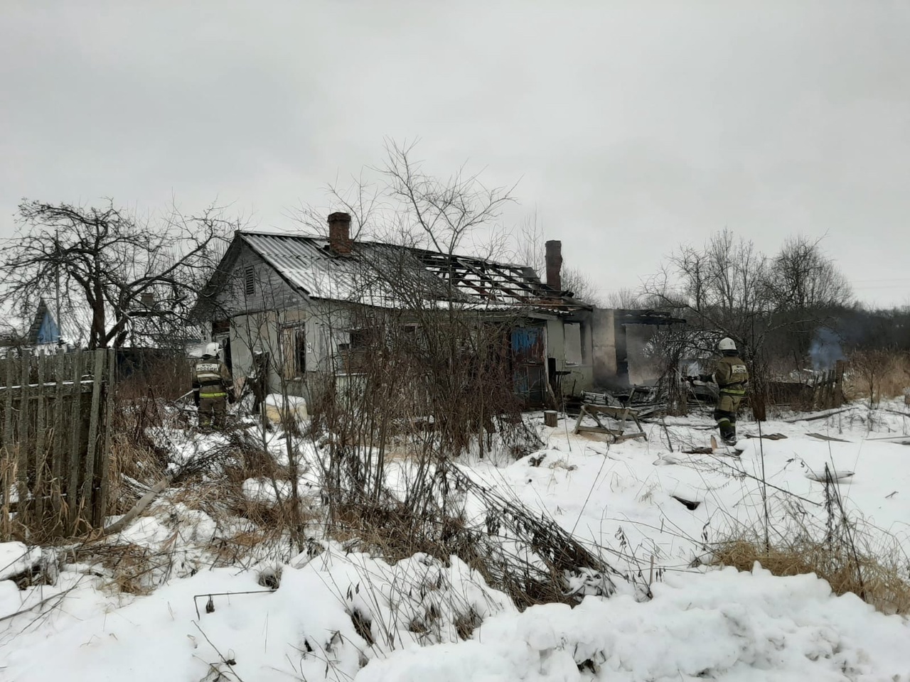 Мужчина погиб при пожаре в деревне Капыревщина