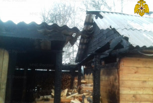 В деревне Карцево Демидовского района спасатели оперативно справились с пожаром