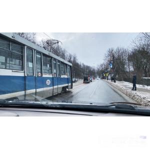 Авария в Ленинском районе Смоленска затормозила движение трамваев