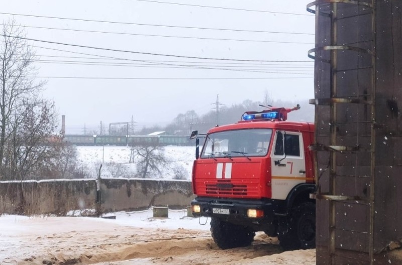 В Смоленске на улице Ломоносова случился пожар