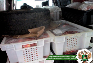 В Смоленской области пресекли перевозку 2 тонн мяса неизвестного качества