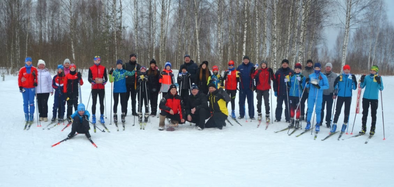 Десногорские полицейские провели лыжную эстафету для воспитанников Спортивной школы