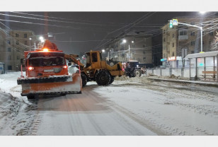 В ближайшие сутки в Смоленске снег будут вывозить с проспекта Гагарина и с улиц Кловской и Желябова
