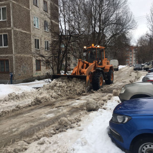 В Смоленске стартовал второй «снежный десант» по уборке города
