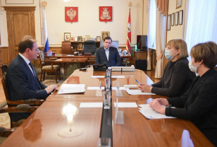 Алексей Островский провел рабочую встречу с ректором Смоленского госуниверситета