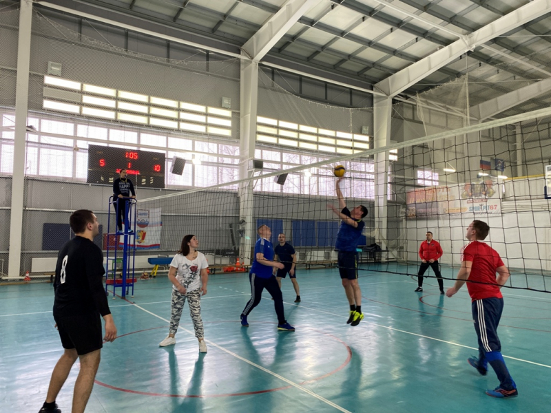 В День защитника Отечества смоленские полицейские провели товарищеский турнир по волейболу 