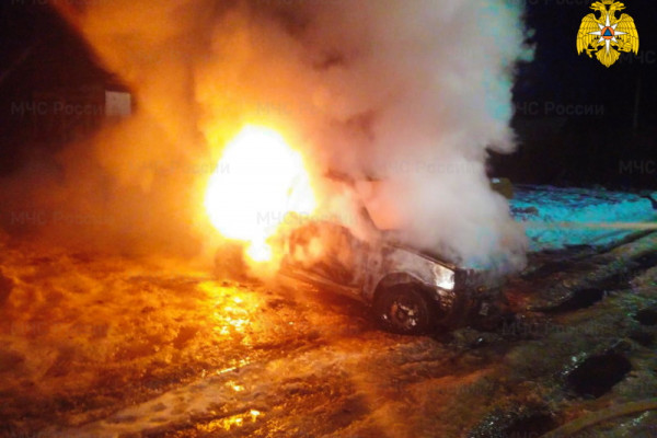 В Смоленской области владелец «Оки» пострадал в результате её возгорания