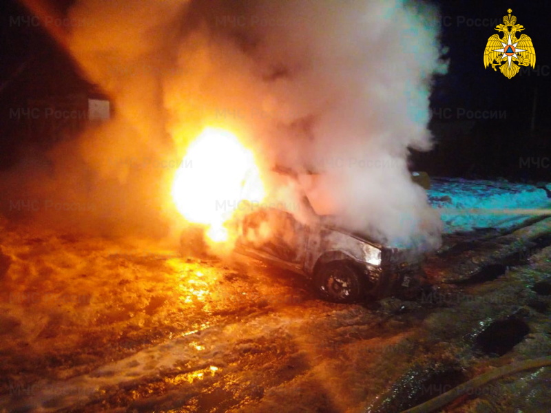 В Смоленской области владелец «Оки» пострадал в результате её возгорания