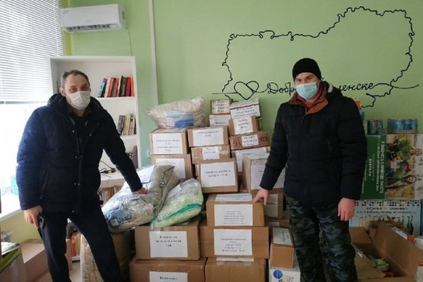 Смоляне активно принимают участие в сборе гуманитарной помощи для жителей ЛНР и ДНР