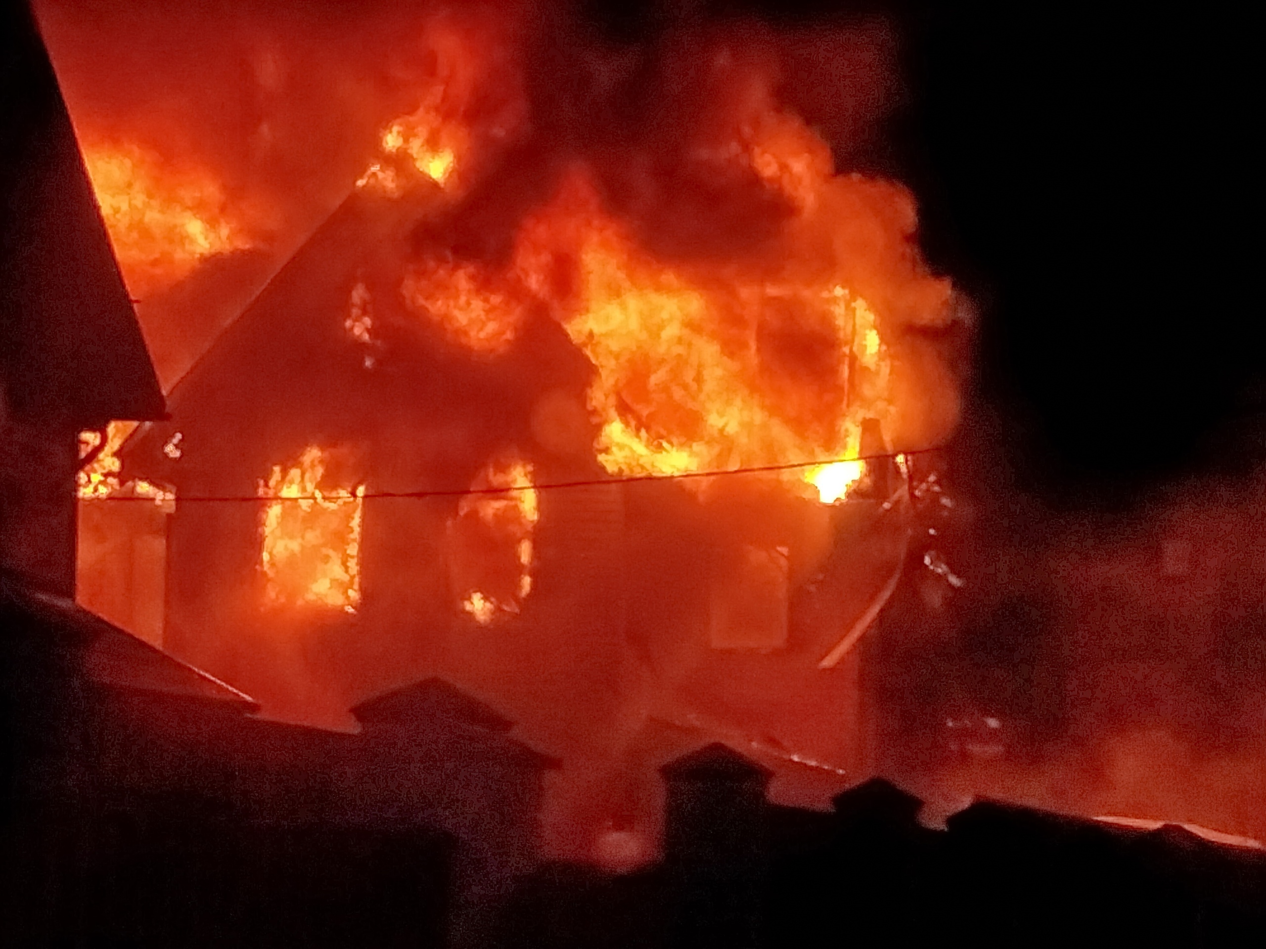 В Заднепровском районе Смоленска горел частный дом