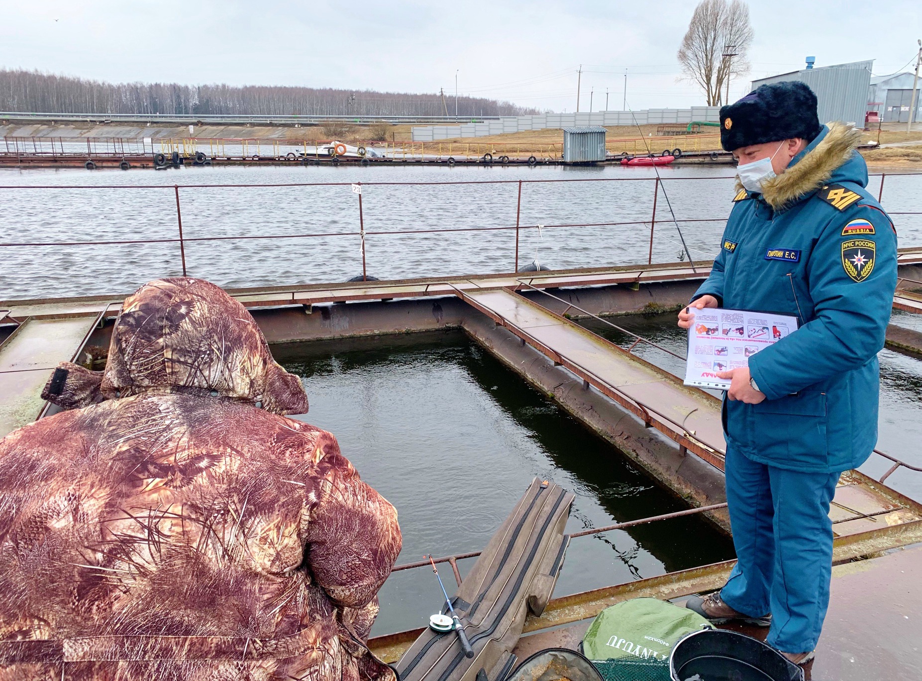 Инспекторы ГИМС провели профилактический рейд на Десногорском водохранилище 