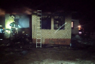В деревне Варваровщина Кардымовского района сгорел частный дом