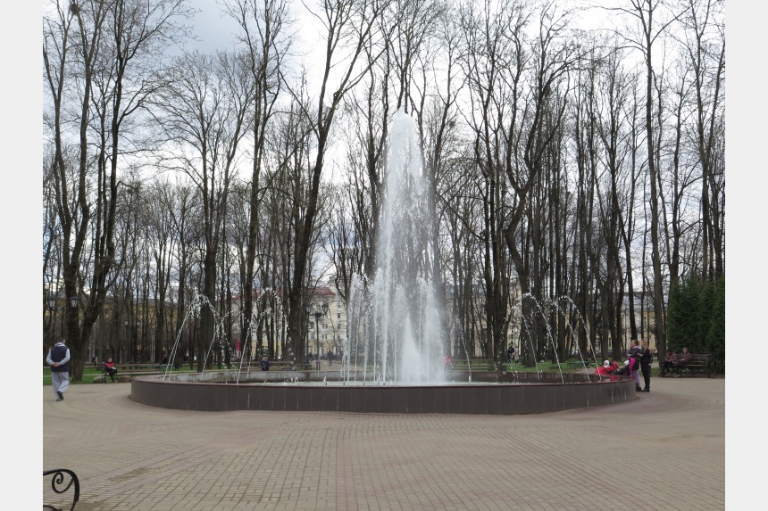 В городе Смоленске после зимы начинают работать фонтаны