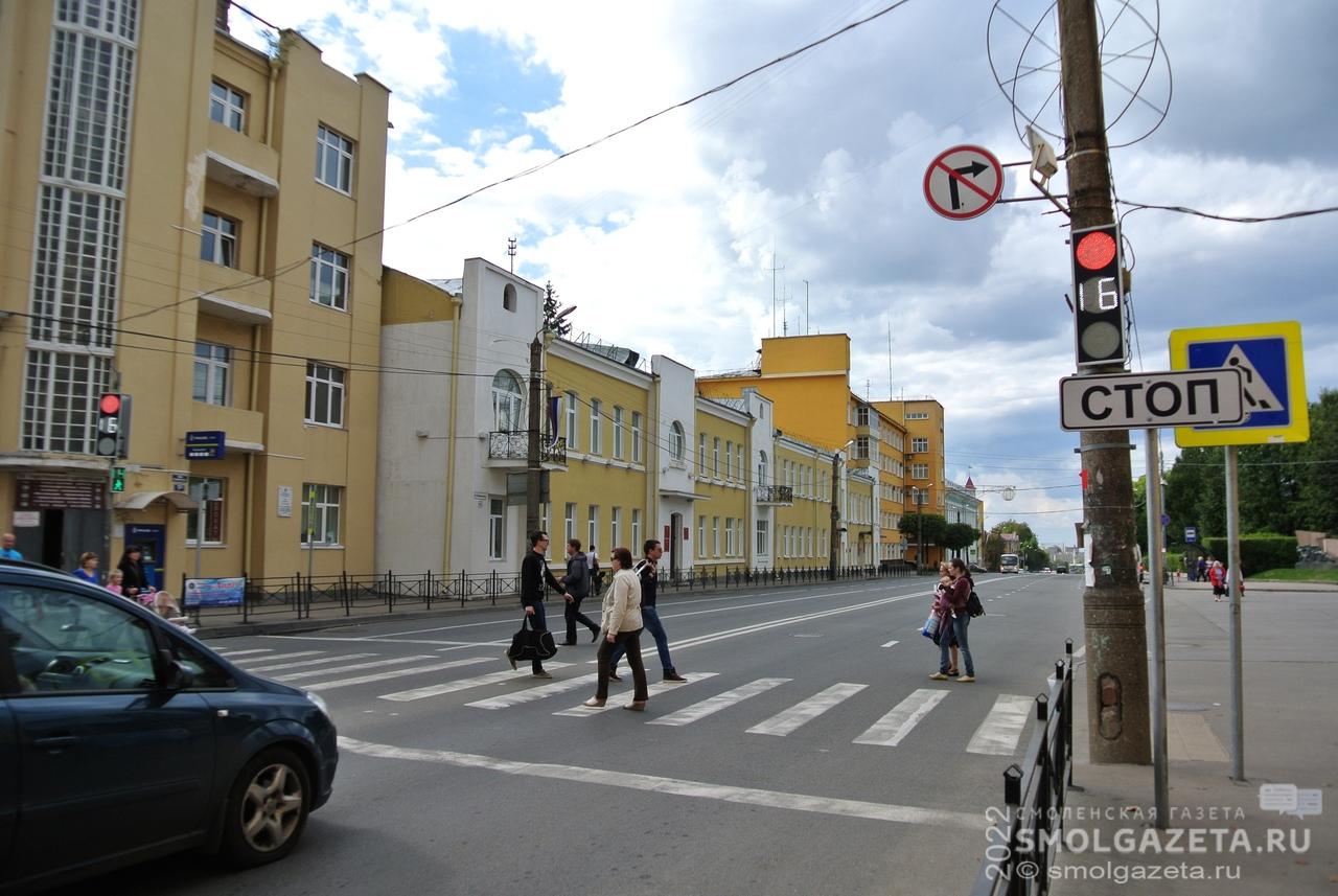 Движение транспорта по улице Дзержинского в Смоленске ограничат с 8 по 10 мая 