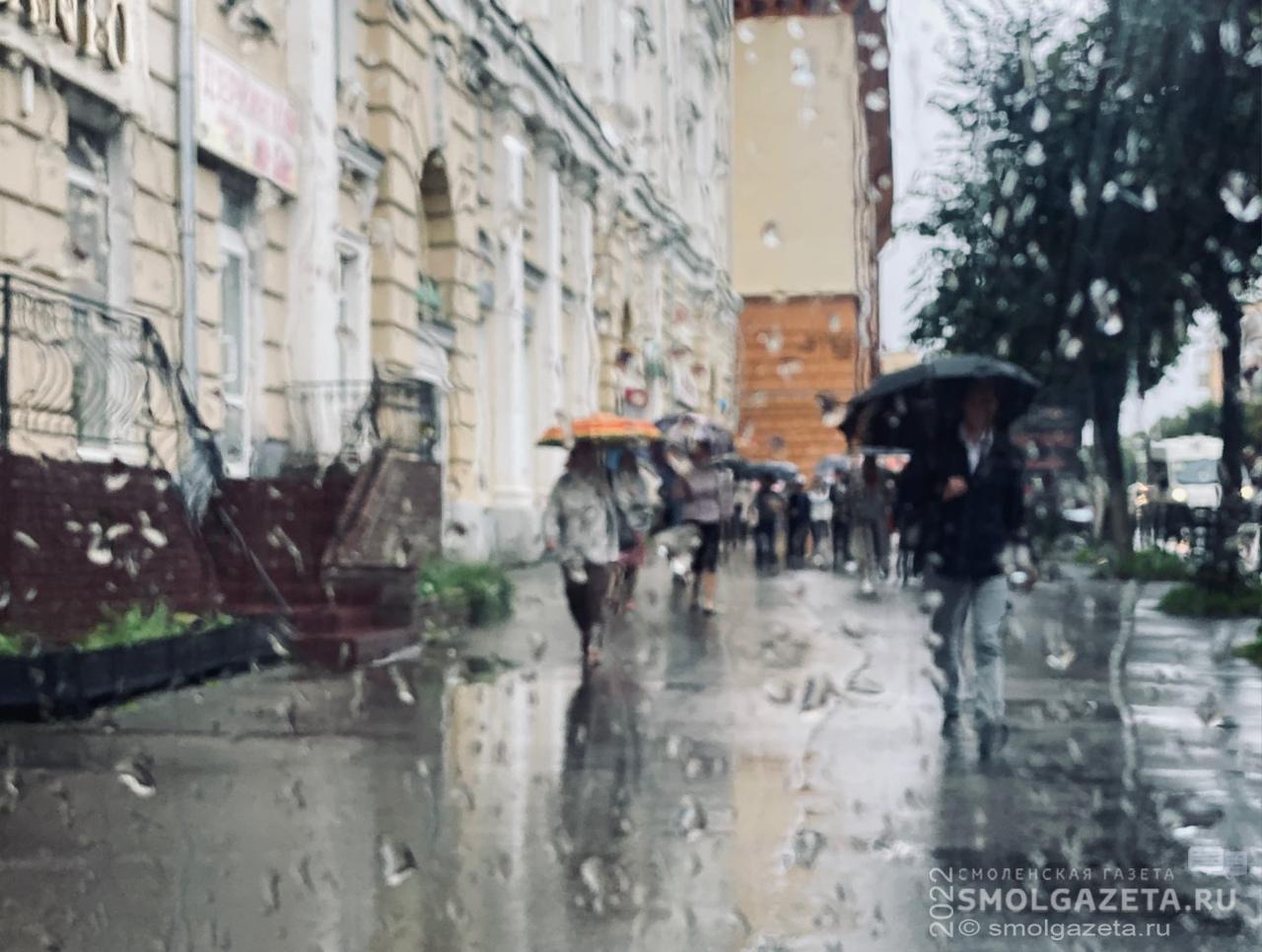 В пятницу в Смоленской области пройдут кратковременные дожди