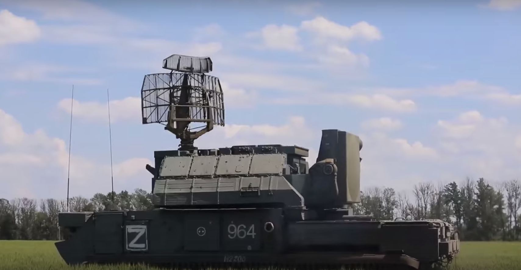 Кадры боевой работы ЗРК «Тор-М1» в ходе военной спецоперации