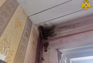 Молния ударила в частный дом в городе Демидов Смоленской области