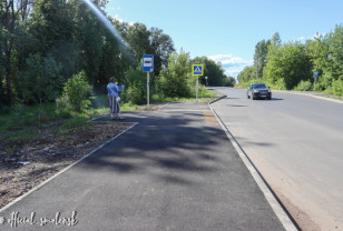 В городе Смоленске завершают ремонт первой дороги по национальному проекту