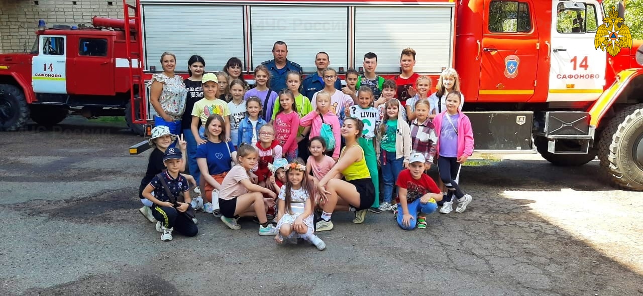МЧС провело мероприятие по пожарной безопасности для школьников города Сафоново