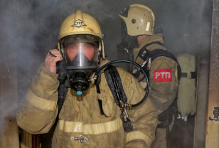 В Смоленске в строящемся многоквартирном доме произошел пожар