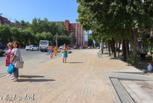 В Смоленске завершили обустройство новых тротуаров на улице Кирова