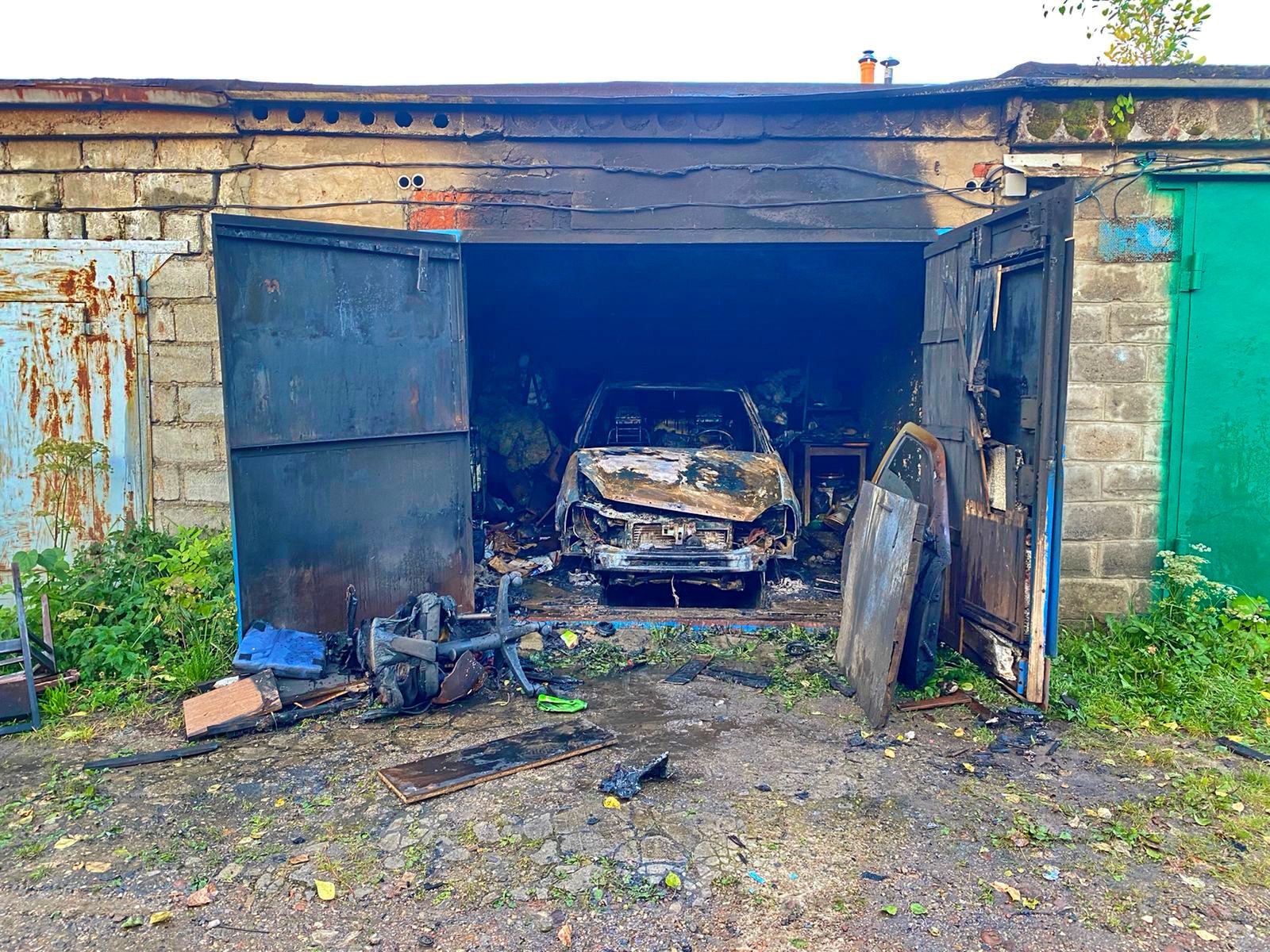 В Смоленской области за сутки горели два гаража