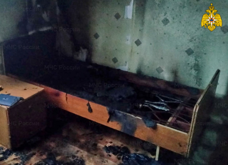 В Ярцеве при пожаре в квартире пострадал мужчина