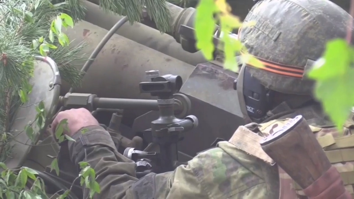 Минобороны РФ показало кадры боевой работы «Гиацинт-Б»
